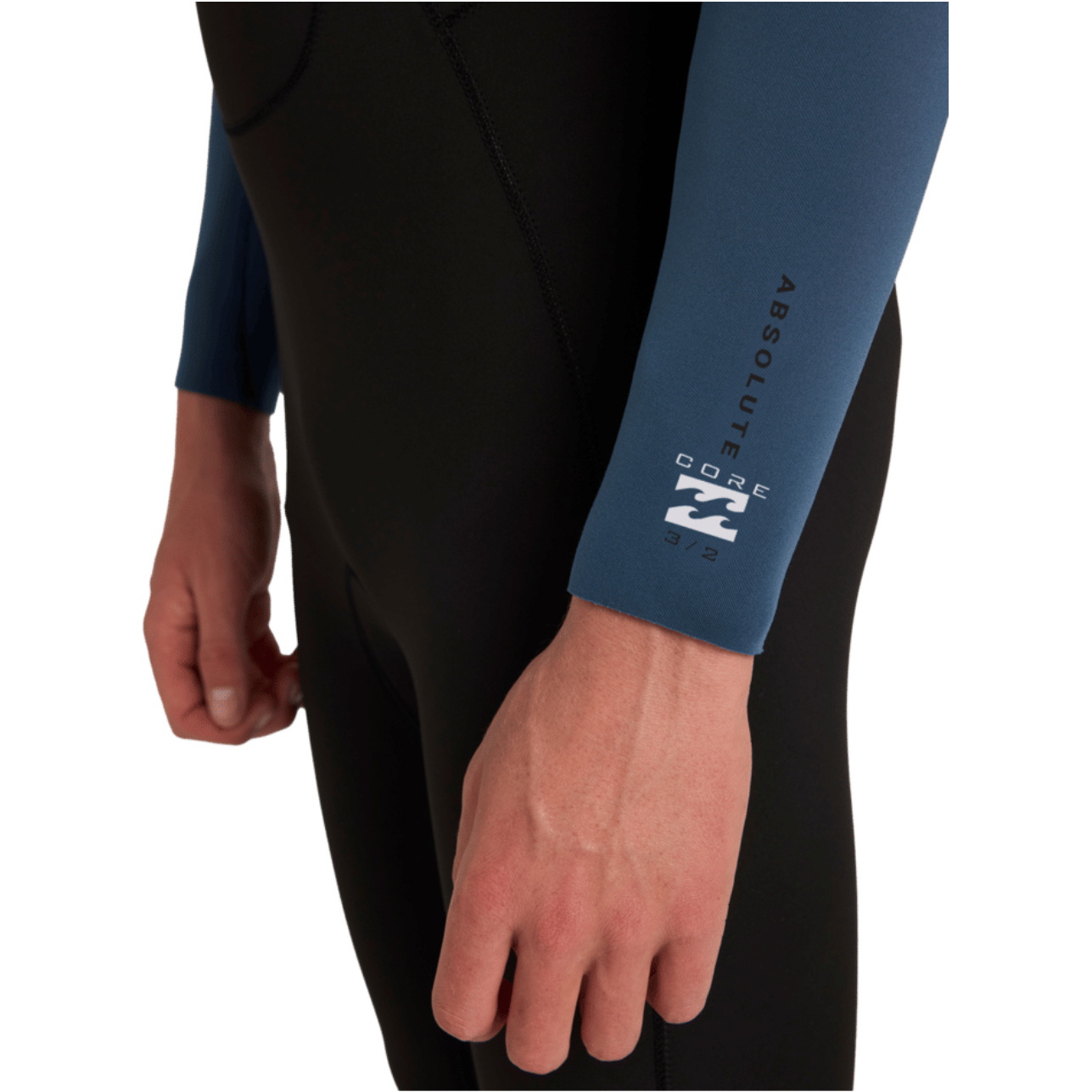2026 Billabong Mens Absolute Core 3/2mm Chest Zip Wetsuit ABYW100293 - Dark Denim